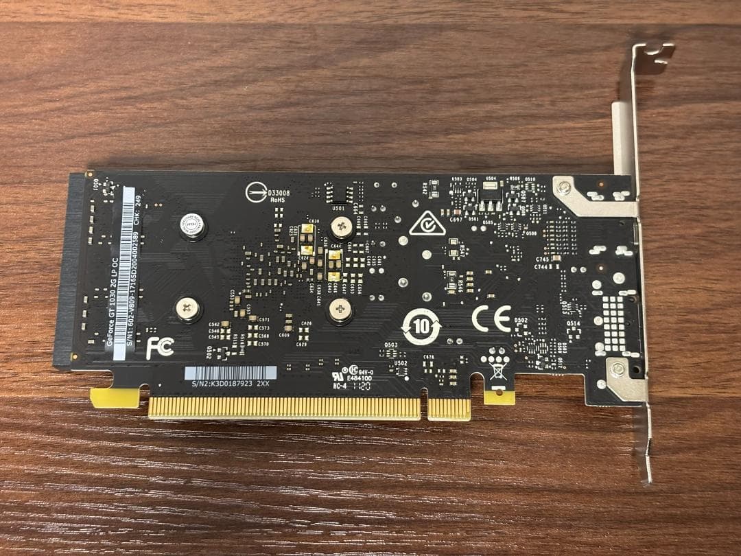 SATO MSI GeForce GT 1030 2G LP OC 箱無し