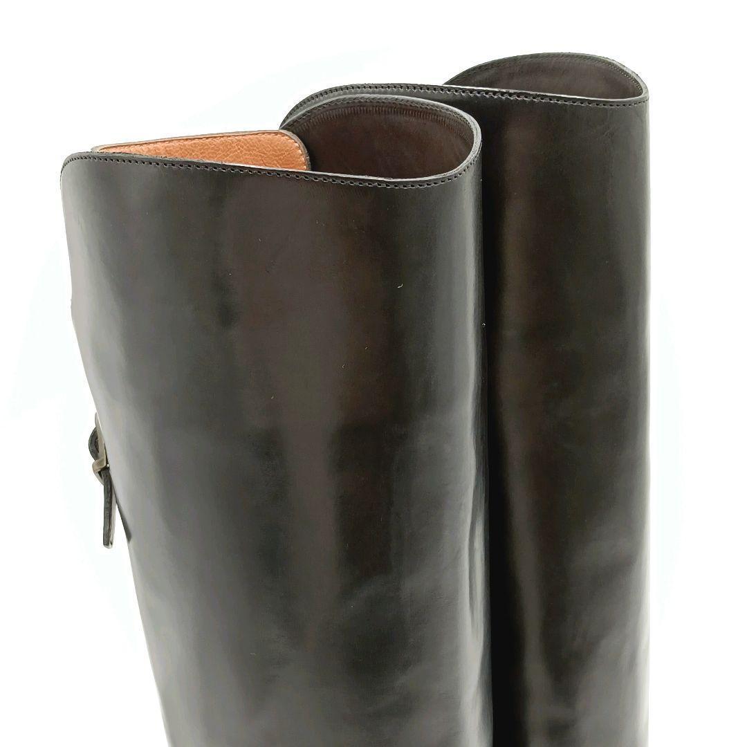 【美品】サルトル SARTORE クロスベルト ジョッキーブーツ 36.5 黒