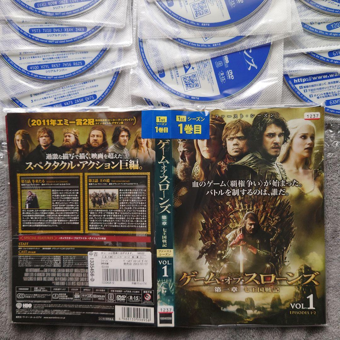 レンタルアップ品ゲーム・オブ・スローンズ【第1章～7章】
DVD 全35巻セット