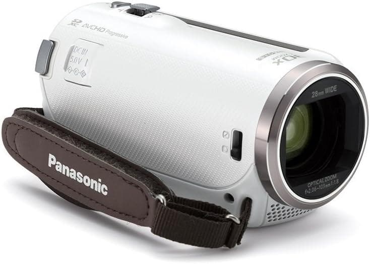 【Panasonic】HDビデオカメラ　HC-V360MS-K　ホワイト