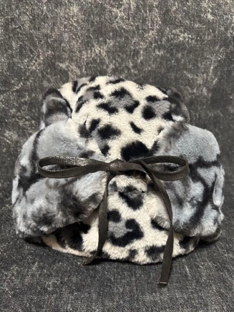 最終値下KANGOLカンゴールWILD FUR TRAPPERLEOPARD M