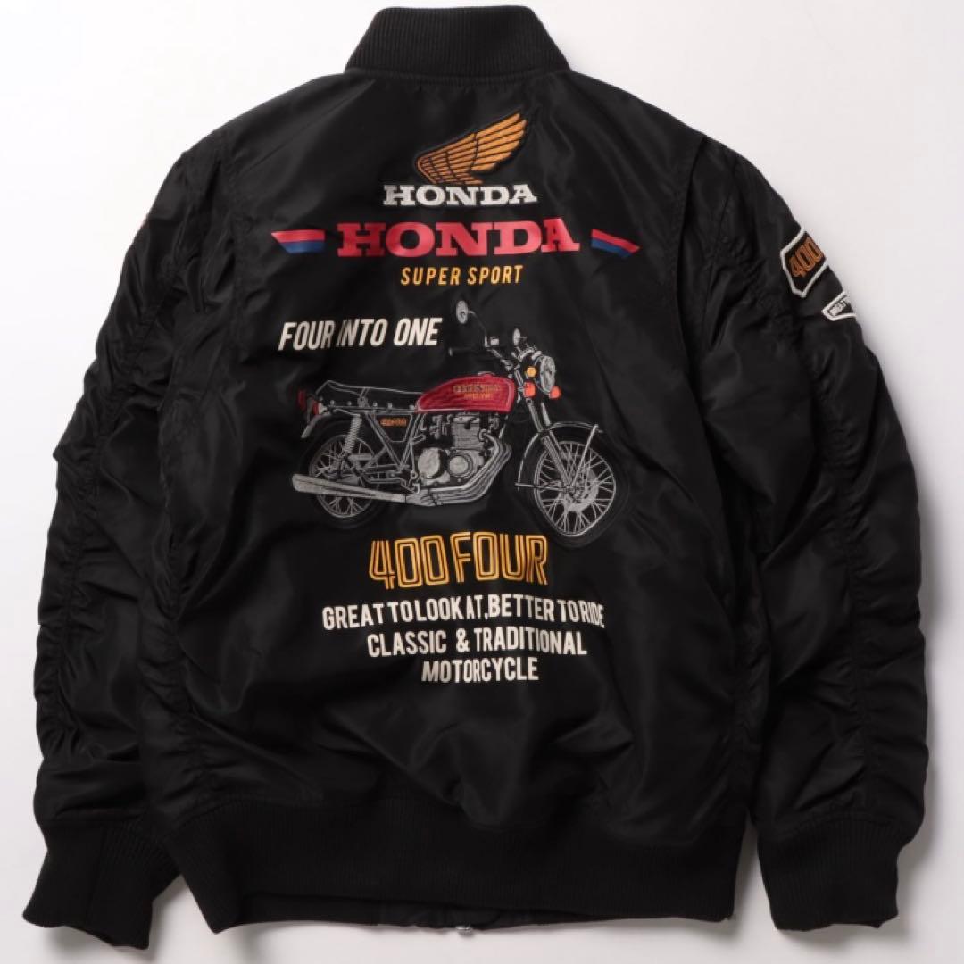 [Honda×JACKROSE] CB400 FOUR 中綿MA-1ジャケット