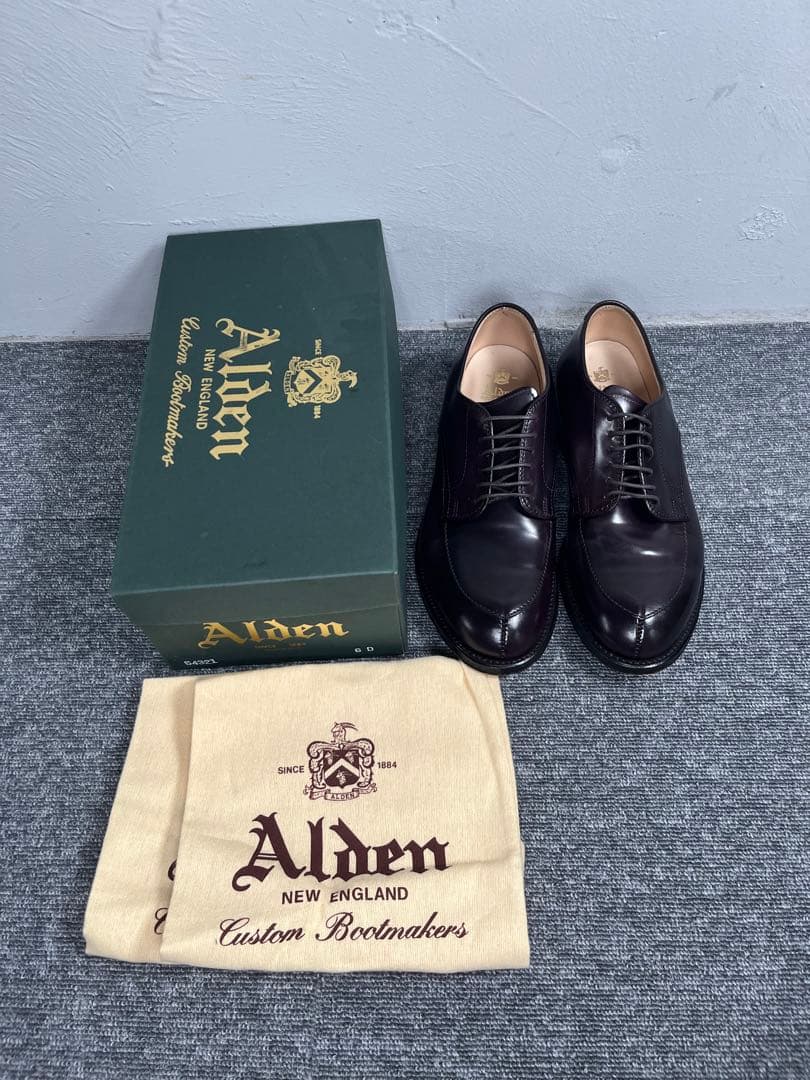 ALDEN オールデン Vチップ コードバン バーガンディ 54321