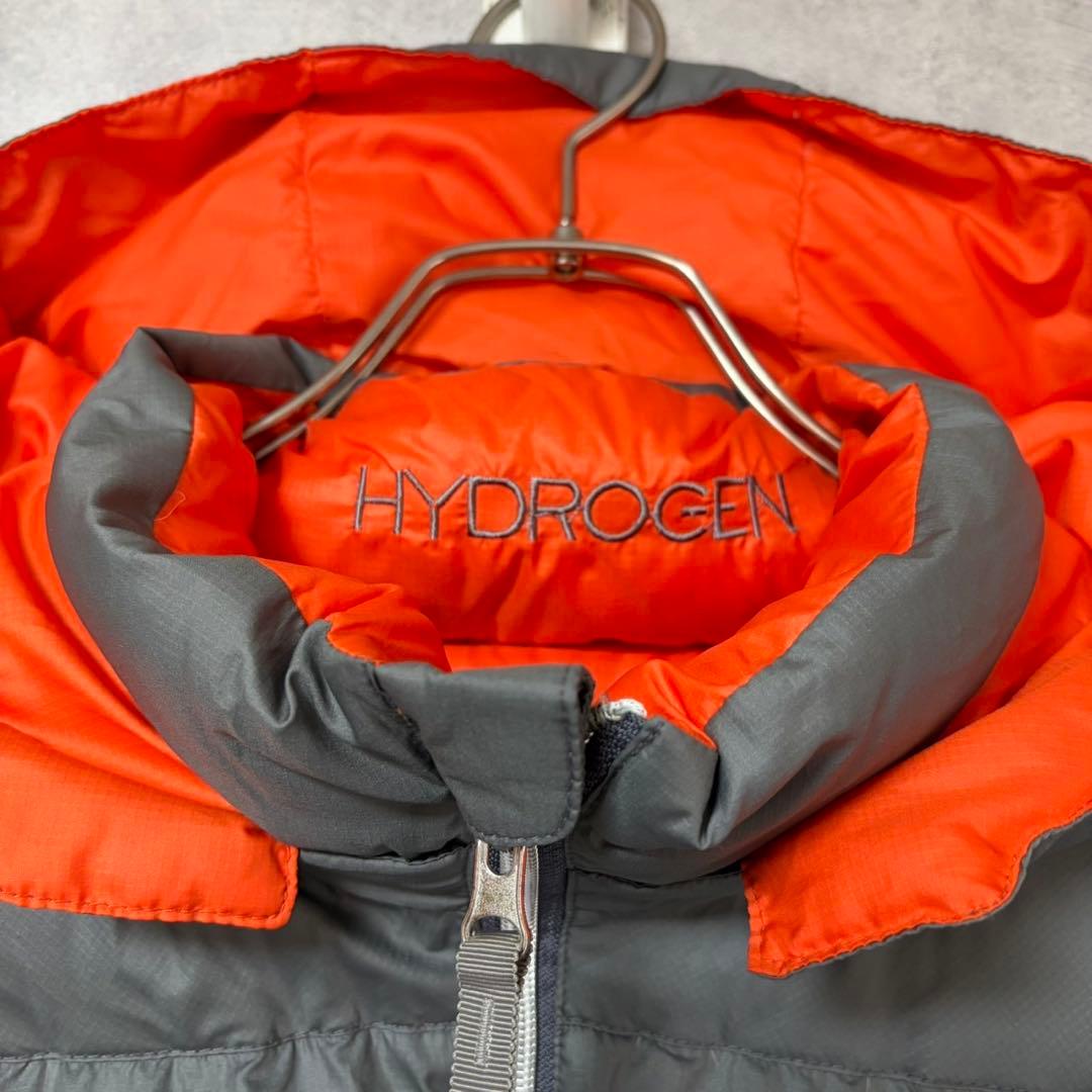 HYDROGEN グレー オレンジ ダウン ベスト XL