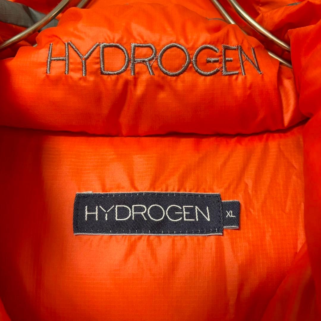 HYDROGEN グレー オレンジ ダウン ベスト XL