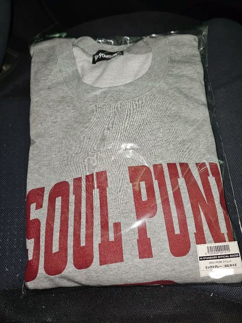 Hi-STANDARD SOUL PUNK CREW SWEAT　グレー XXL
