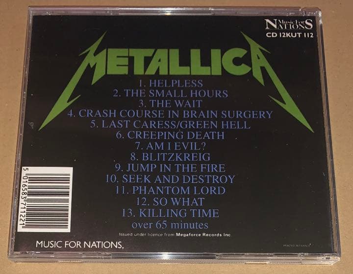 洋楽 llica Garage Inc creeping death jump