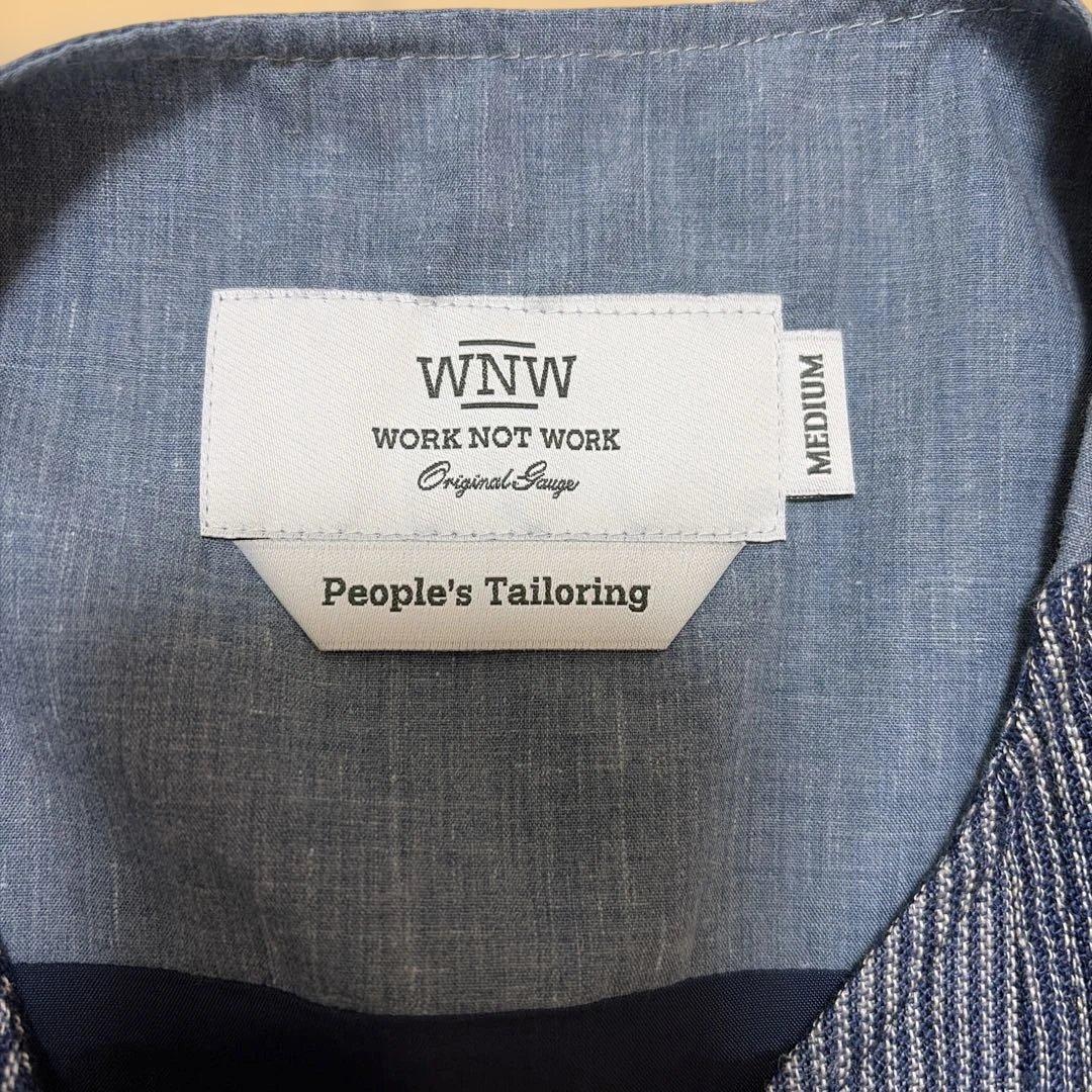 made inJapan WNW（ワークノットワーク）ストライプ ベスト