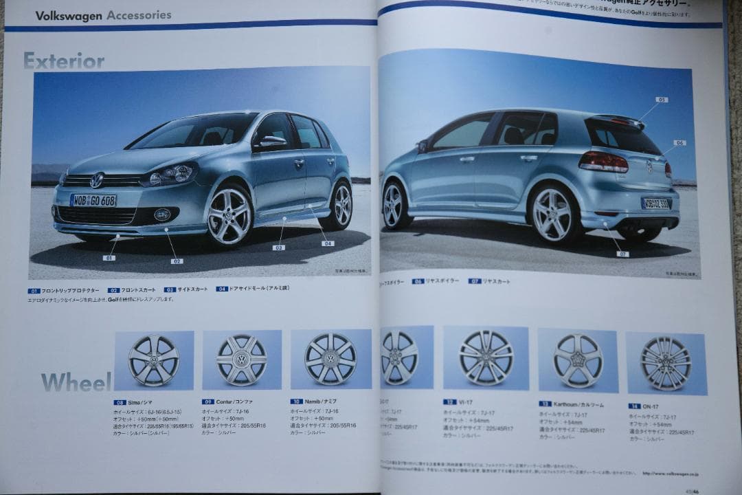 【TMN】VW GOLF 17x7J アルミホイール/カルツーム