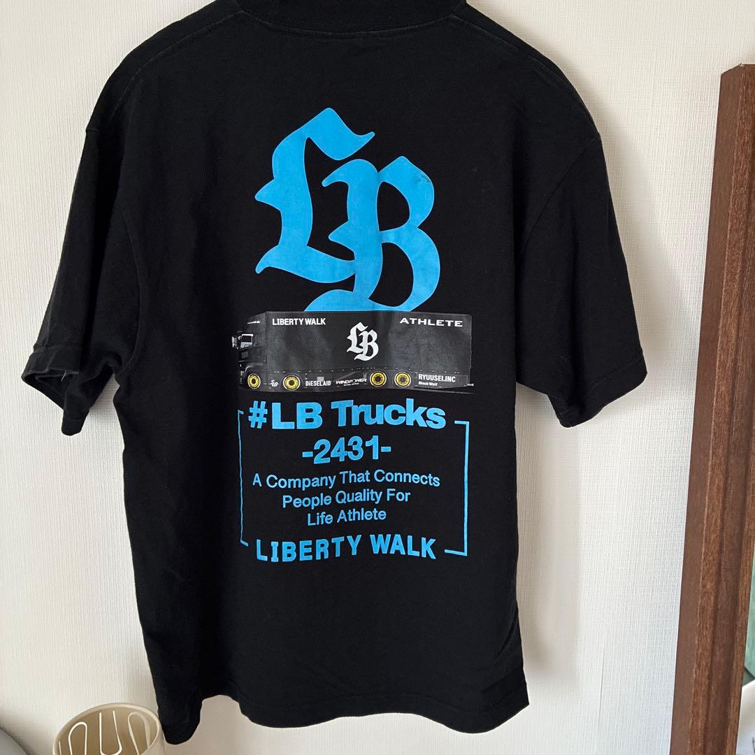 LIBERTY WALK ロゴ Tシャツ Lサイズ 黒