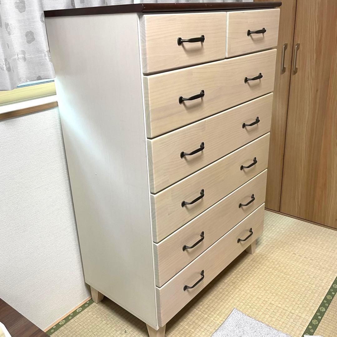 【値下げ】サンウッディ 6段チェスト グラナダ パイン材 日本製