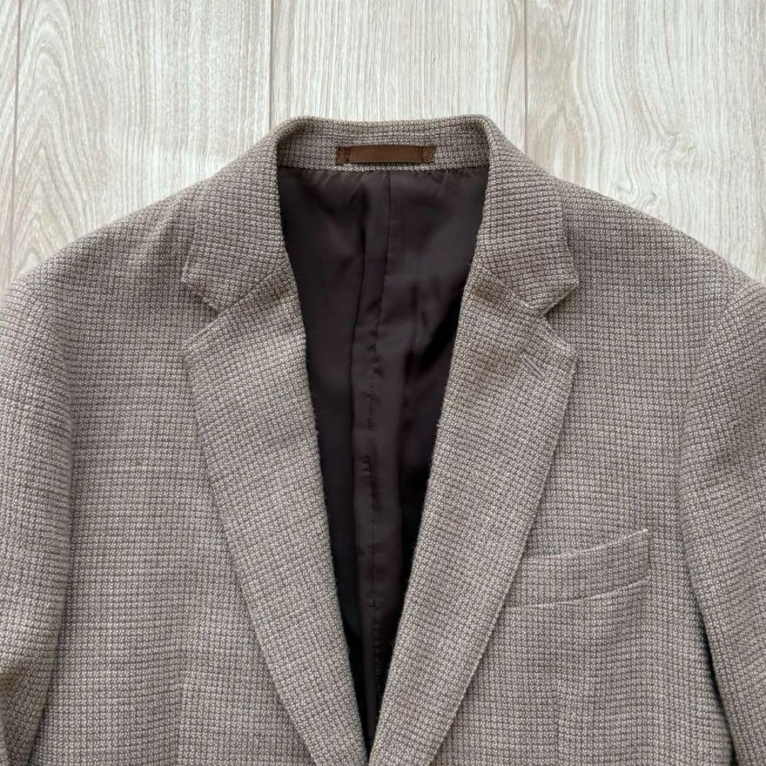 PaulSmith 現行 アンコンジャケット グレージュ S 日本製 春秋