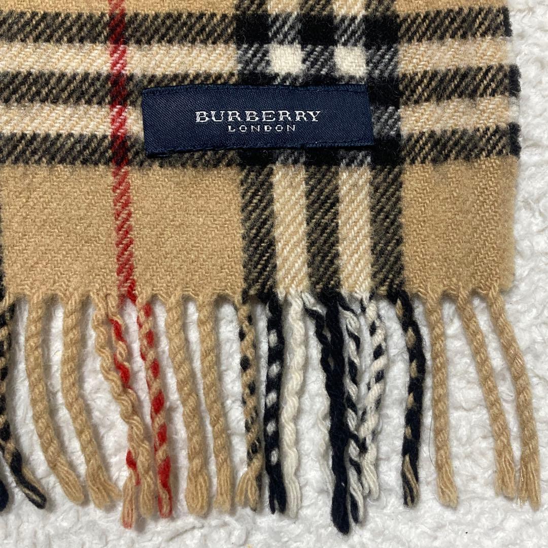 BURBERRYバーバリー 膝掛け ブランケット ウール100％ ノバチェック
