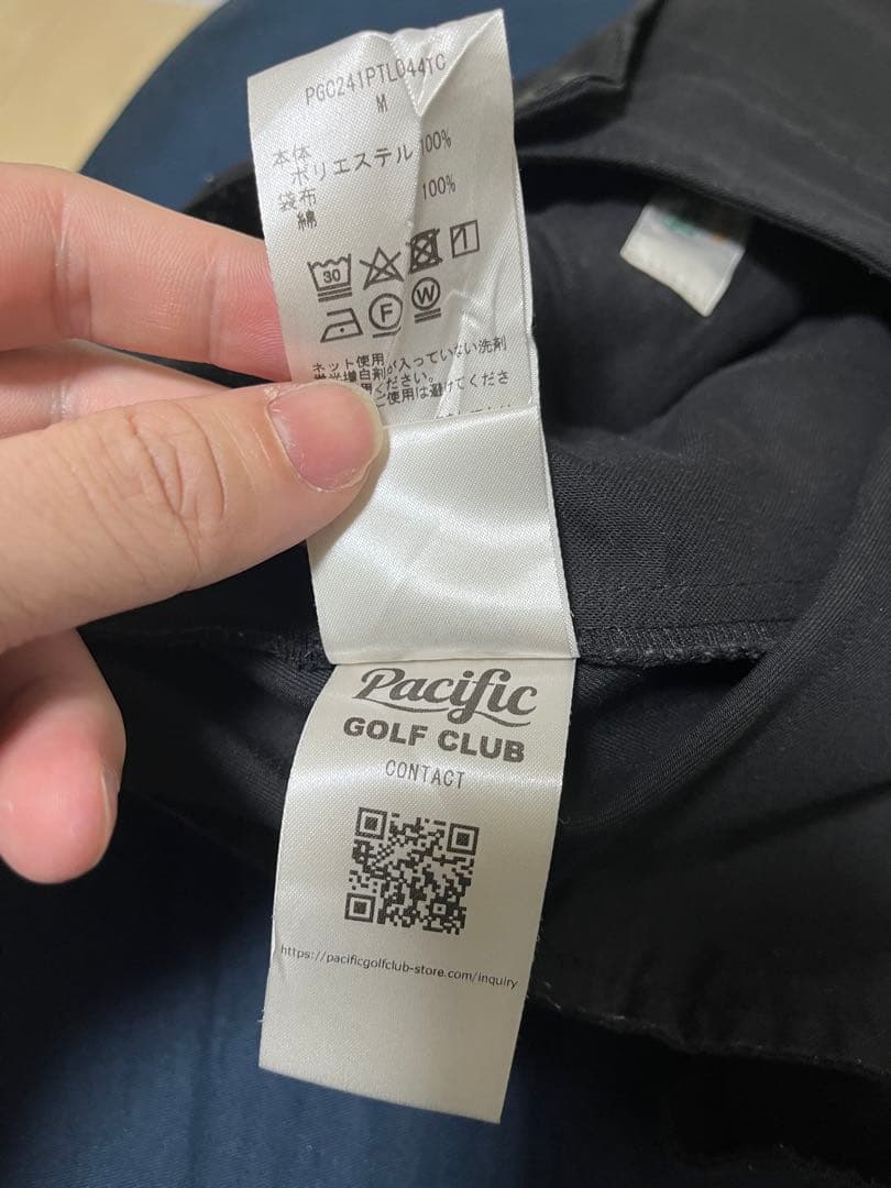 「美品」pacific golf clubブラック ゴルフパンツ Mサイズ