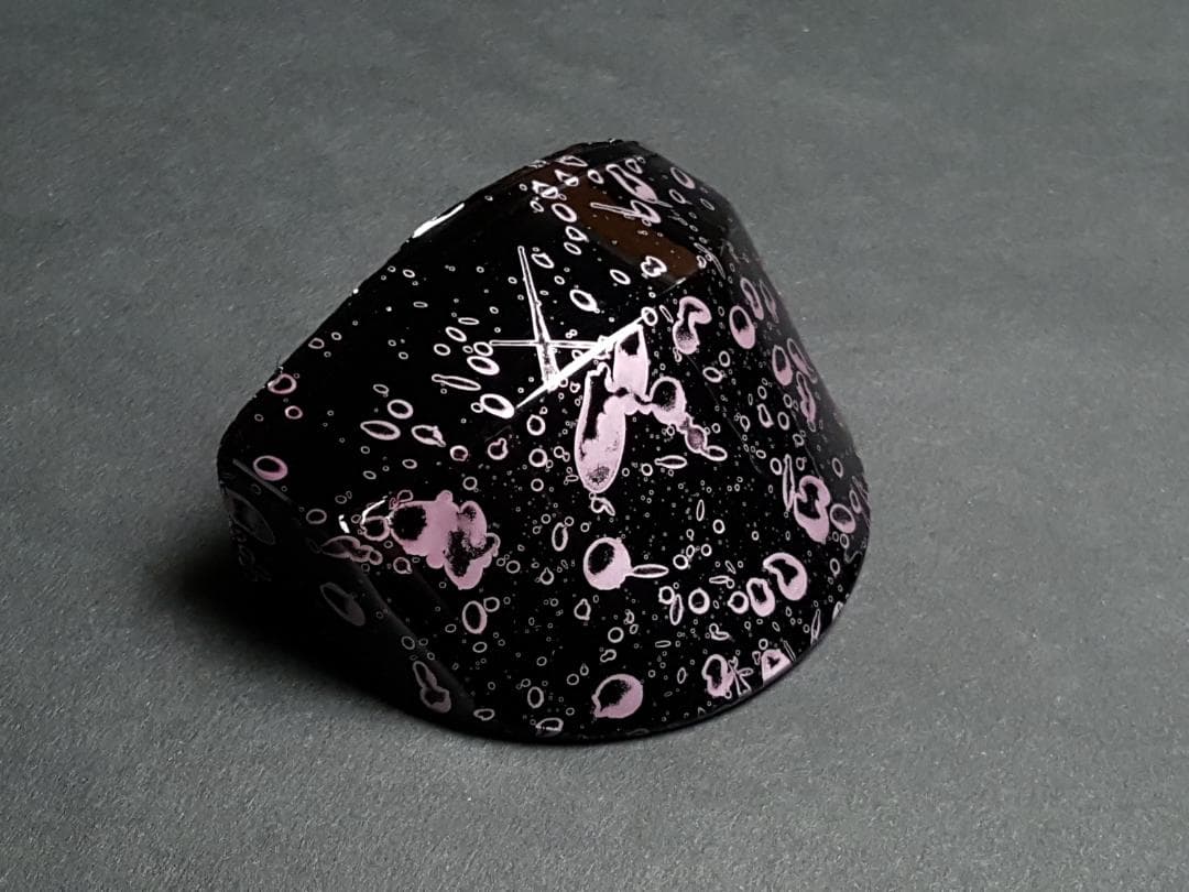 新品　津軽三味線胴掛け　ブラック・ピンク