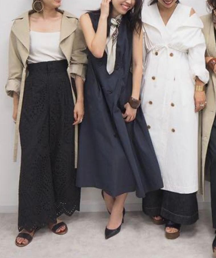 【美品】ETRE TOKYOトレンチコート　ベスト　ジレ　1枚3役　大人可愛い