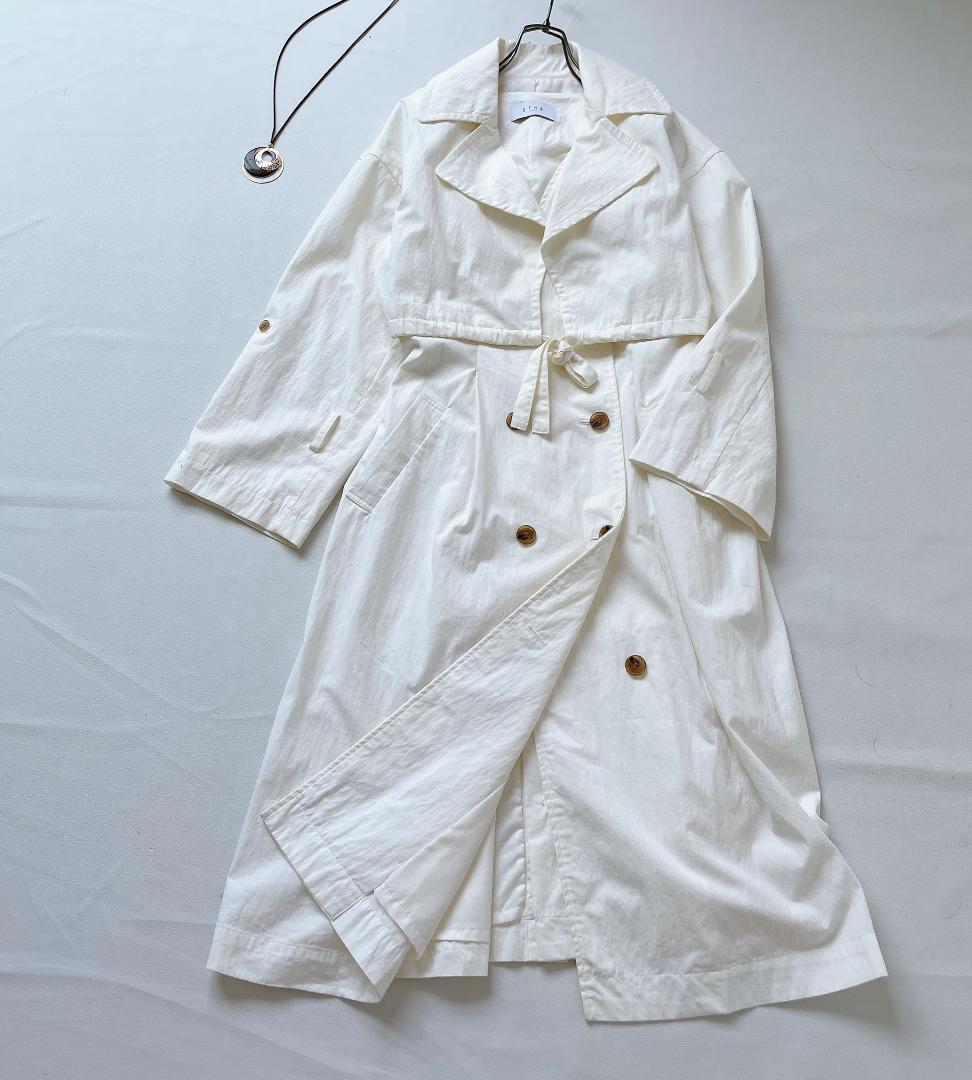 【美品】ETRE TOKYOトレンチコート　ベスト　ジレ　1枚3役　大人可愛い