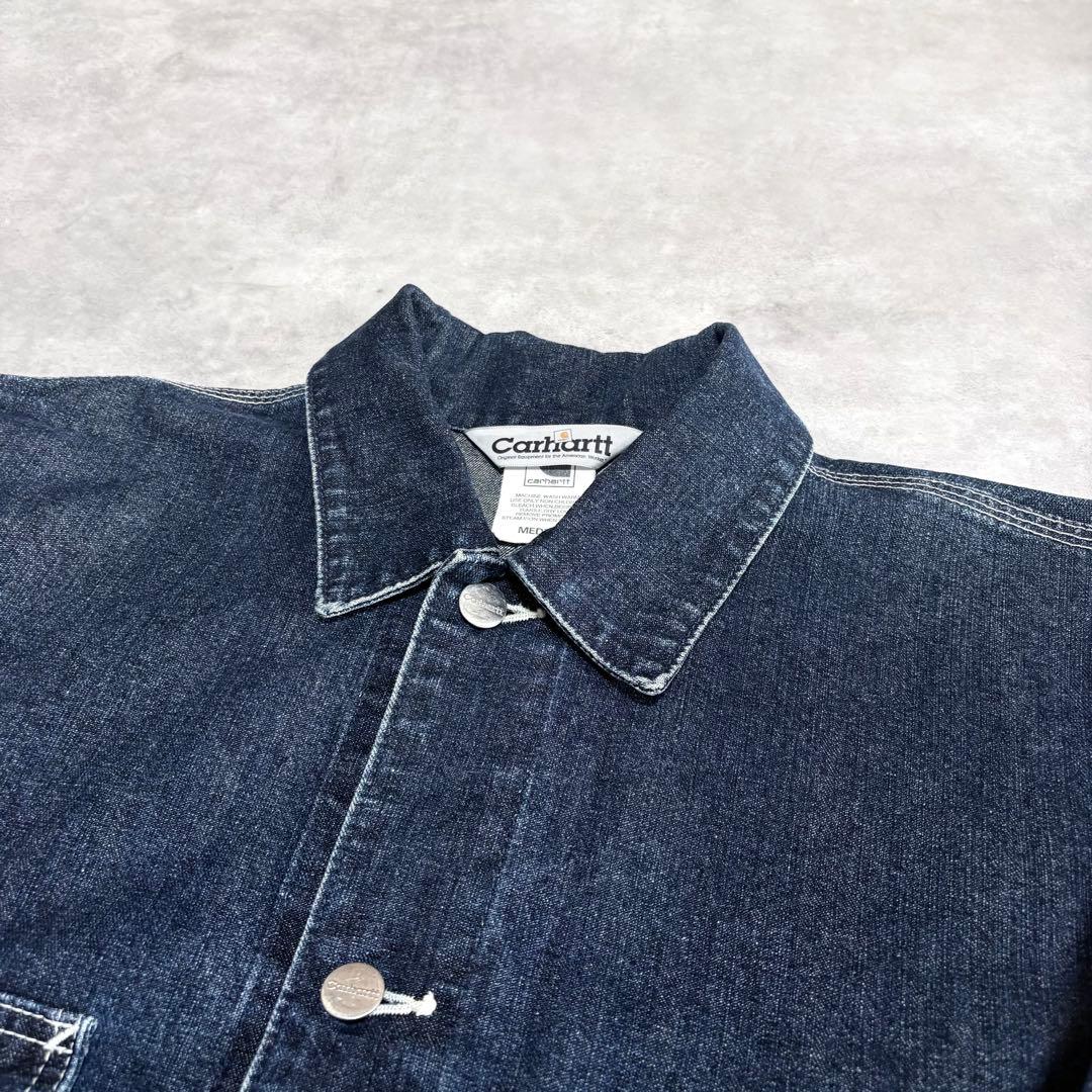 美品 Carhartt デニムカバーオール M ワークジャケット