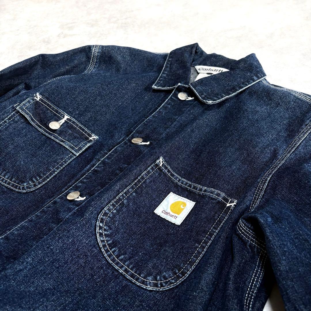 美品 Carhartt デニムカバーオール M ワークジャケット
