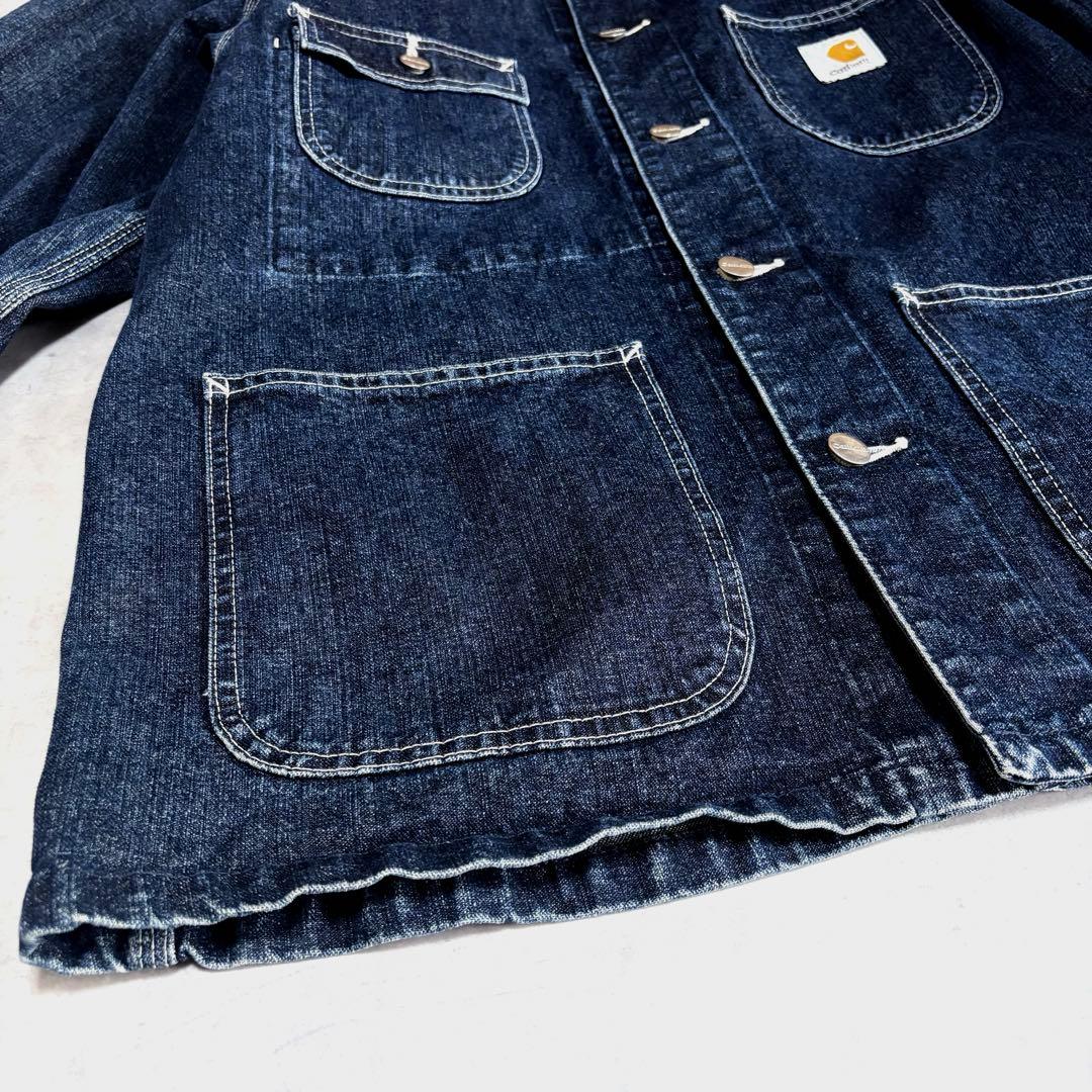美品 Carhartt デニムカバーオール M ワークジャケット