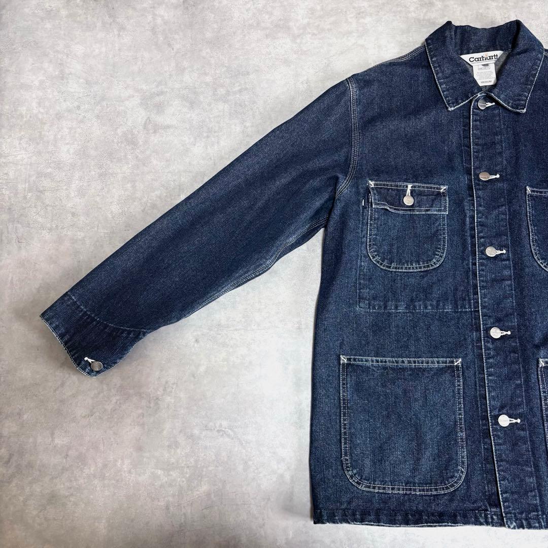 美品 Carhartt デニムカバーオール M ワークジャケット