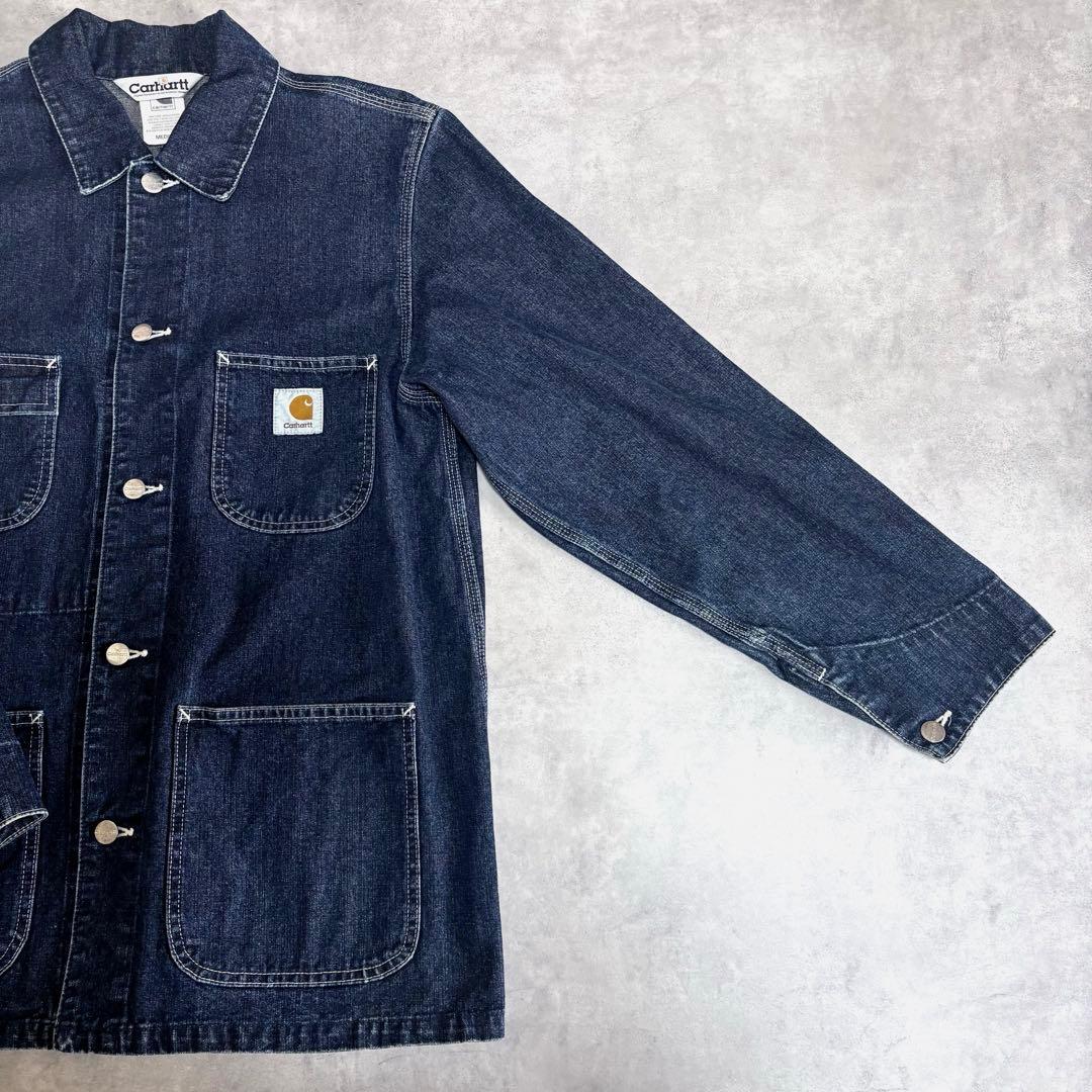 美品 Carhartt デニムカバーオール M ワークジャケット