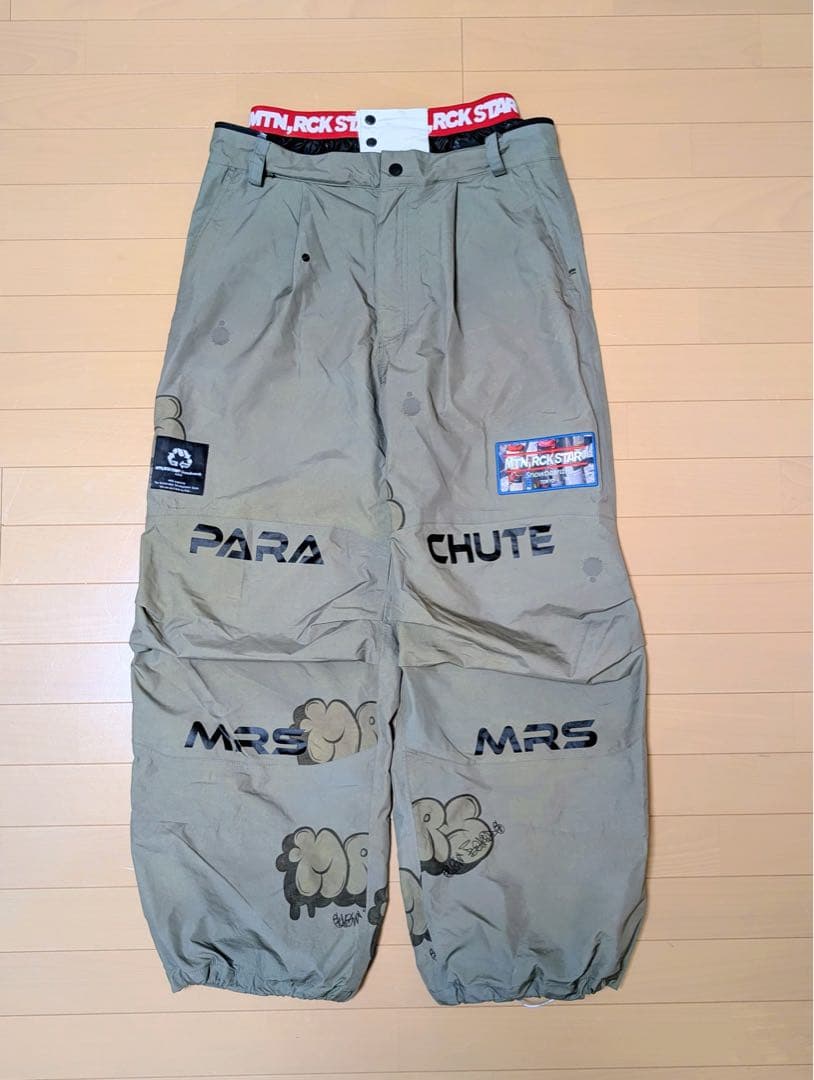マウンテンロックスター　24-25 パラシュートパンツ　Lサイズ