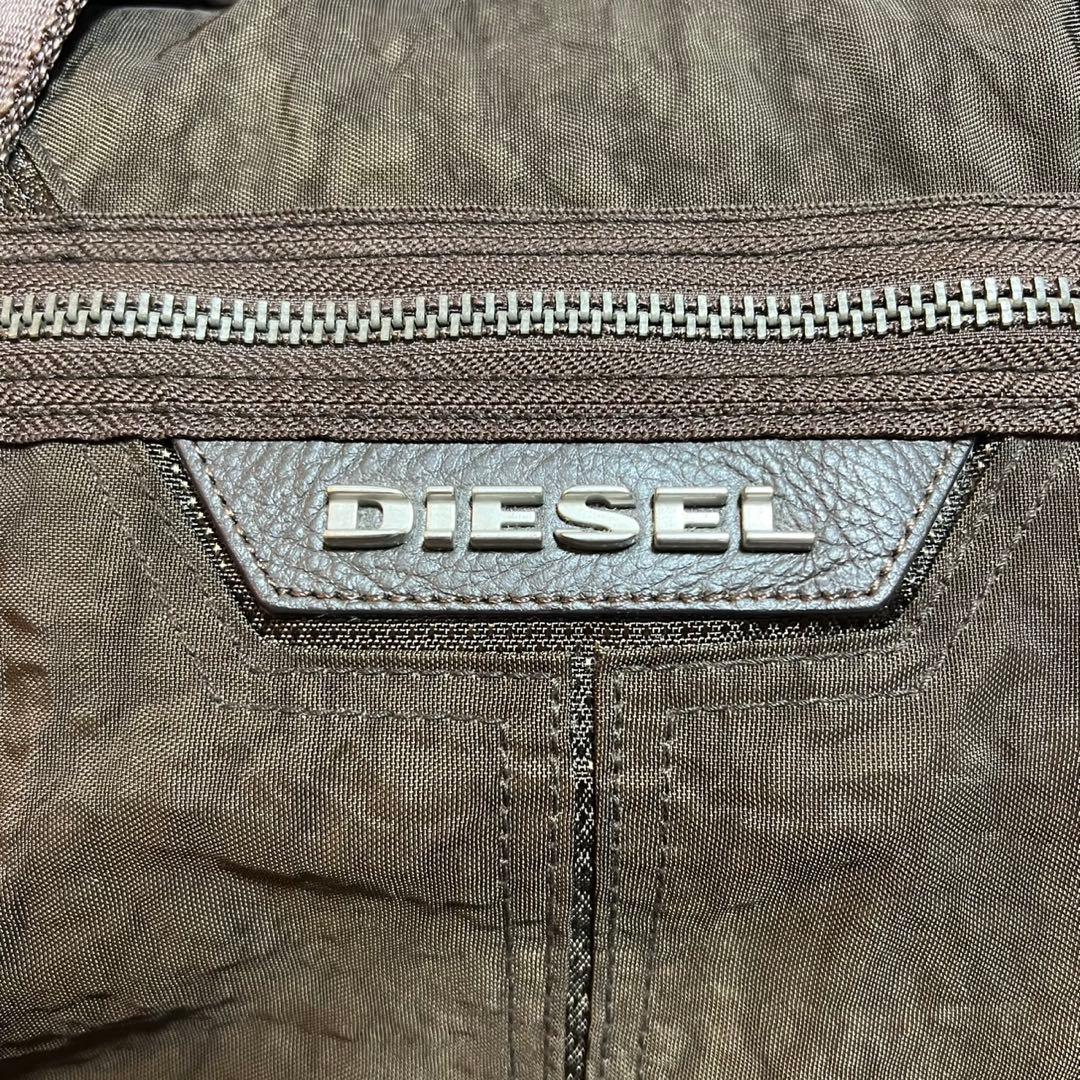 ✨希少✨DIESEL ディーゼル　ボストンバッグ　大容量　旅行用　ブラウン
