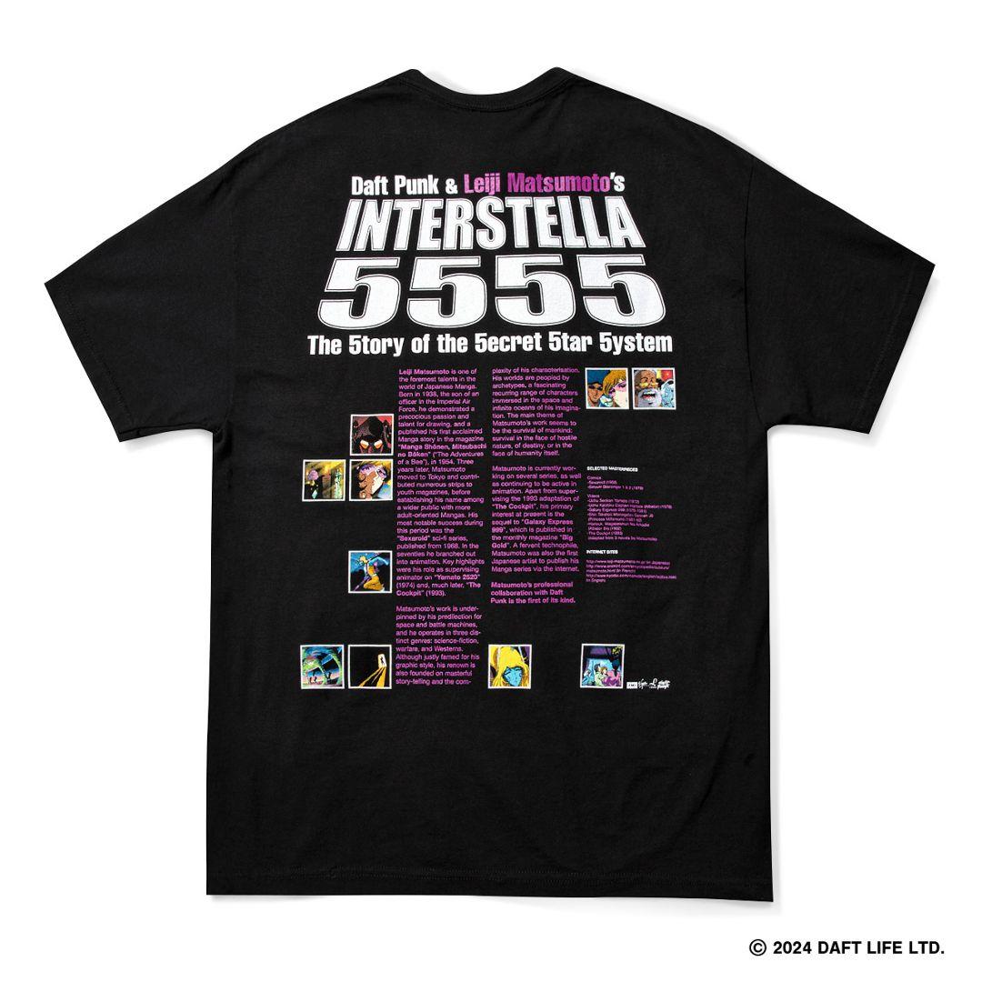 インターステラ 5555 グラフィックTシャツ ブラック XLサイズ