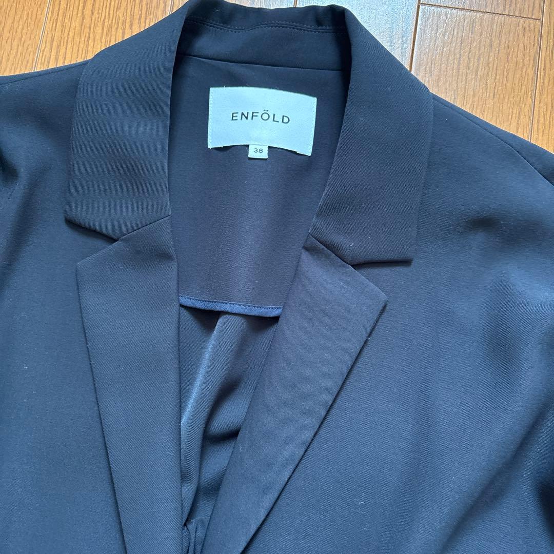 ENFOLD ジャケット　ネイビー　38 エンフォルド