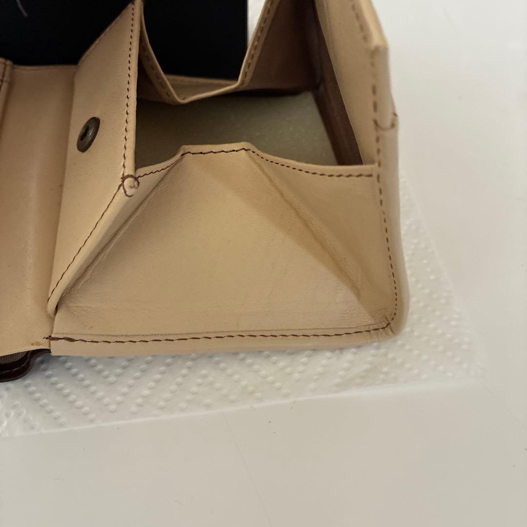 【新品未使用】シビラ　牛革　三つ折り財布　パッチワークデザイン