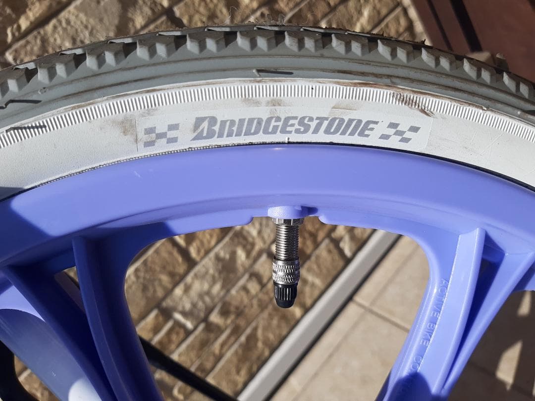 ブリヂストン　BRIDGESTONE　子ども用　一輪車　２０インチ　パープル