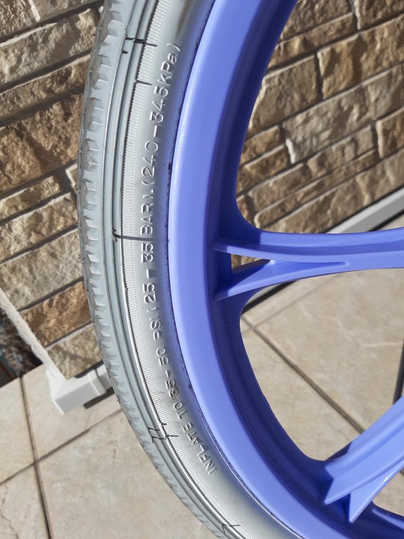 ブリヂストン　BRIDGESTONE　子ども用　一輪車　２０インチ　パープル