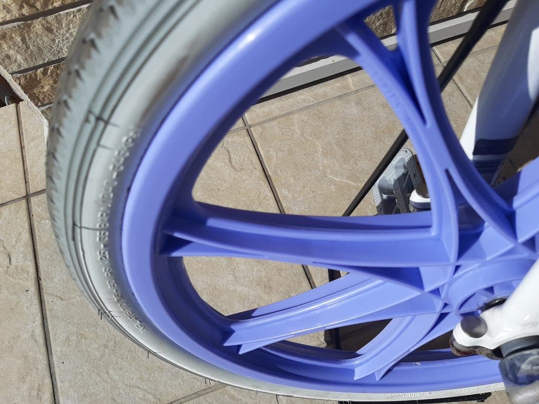 ブリヂストン　BRIDGESTONE　子ども用　一輪車　２０インチ　パープル