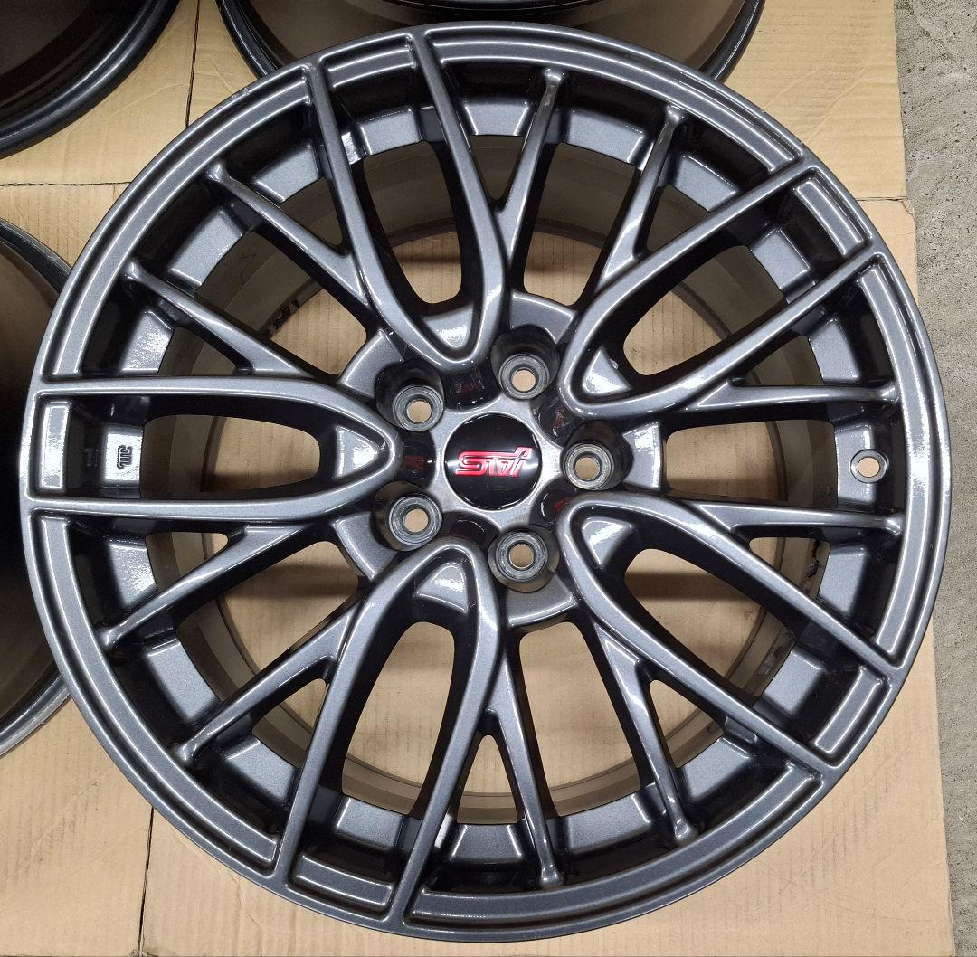 スバル WRX STI 純正 18インチ 8.5J ホイール 4本 　送料込み