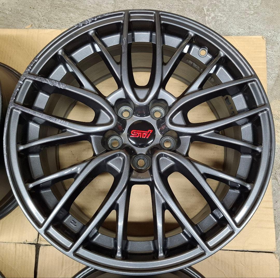 スバル WRX STI 純正 18インチ 8.5J ホイール 4本 　送料込み