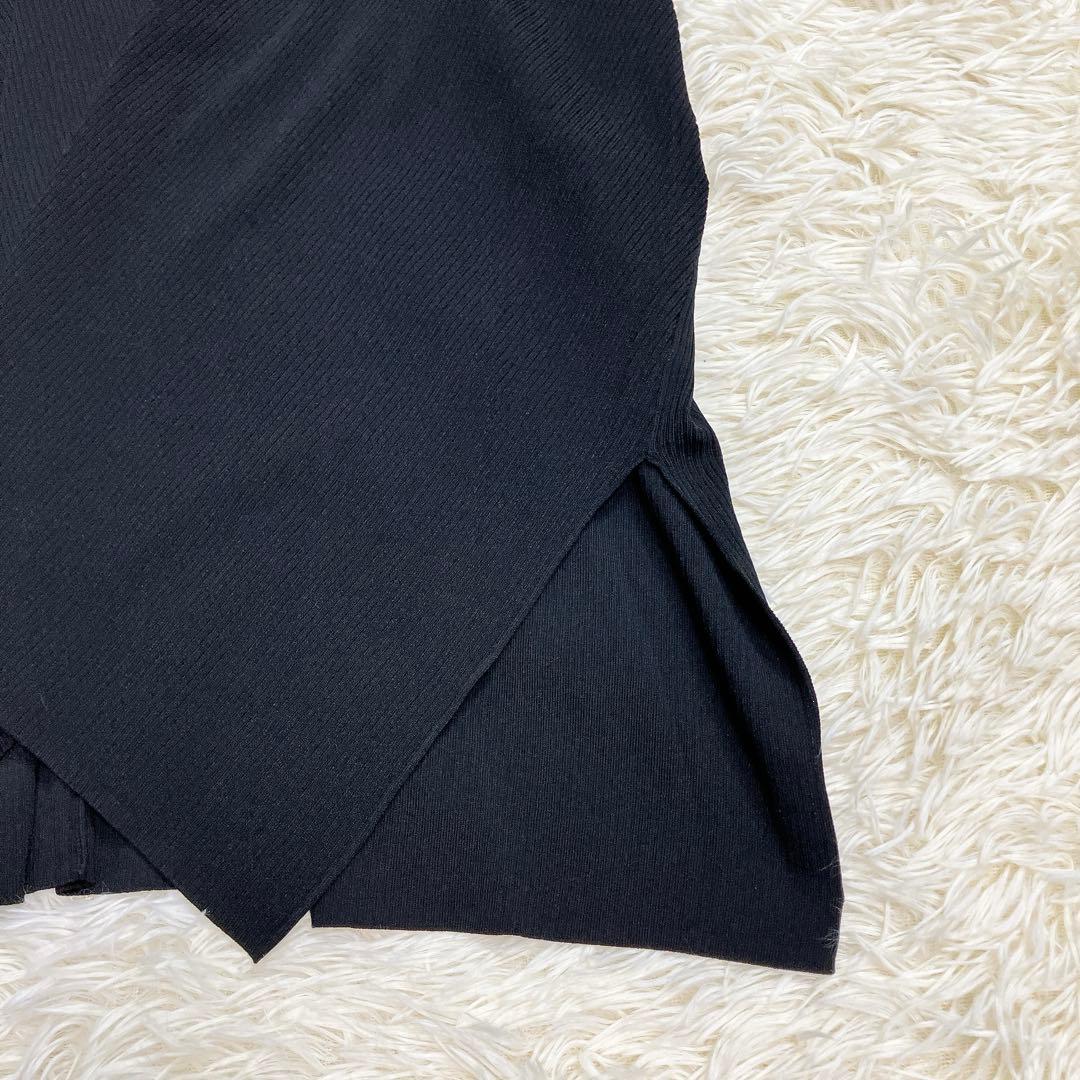 Theory luxe セオリーリュクス　コクーンニット　ワンピース　洗える　黒