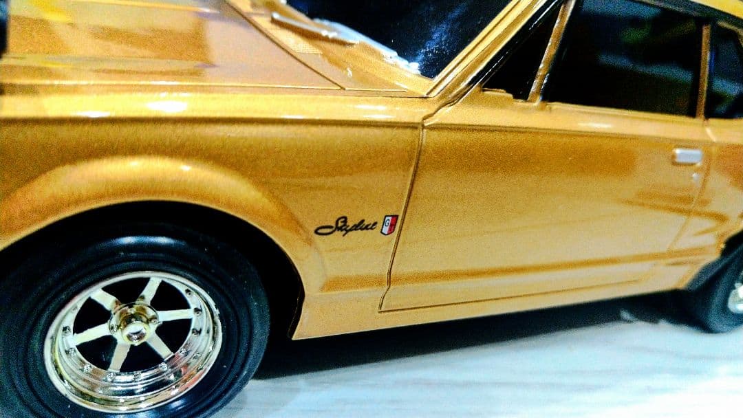 非売品R/C日産スカイライン 2000GT-R ハコスカ ゴールド1/20