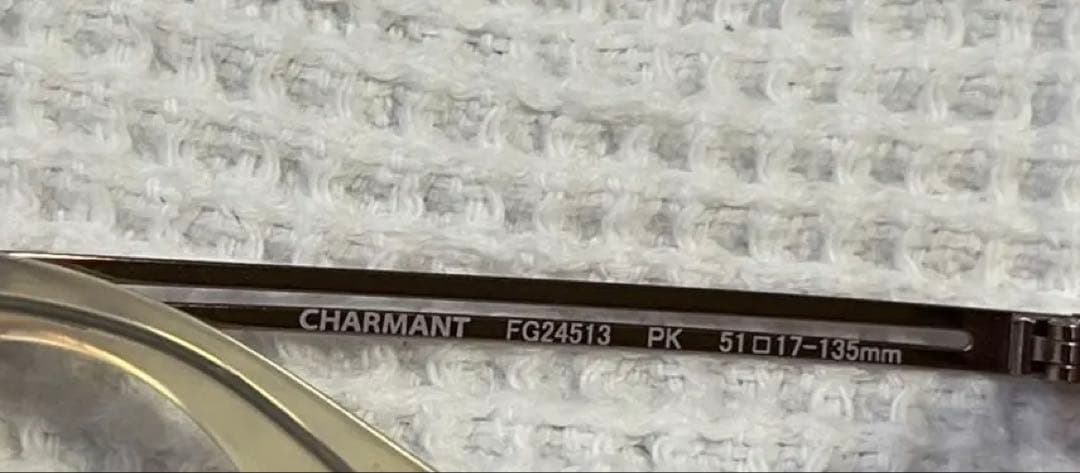 美品　シャルマンChocoSunちょこサン　鼻に跡のつかないサングラス 説明書有
