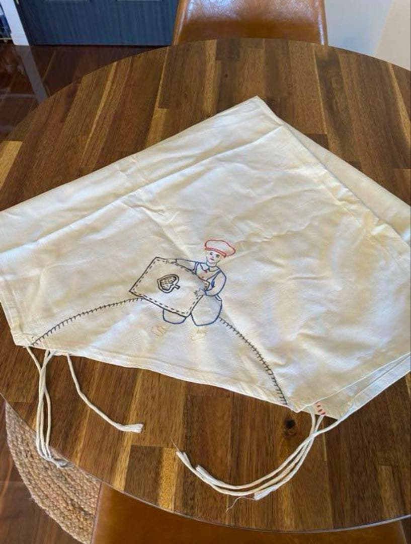 刺繍テーブルクロス トランプ レトロ