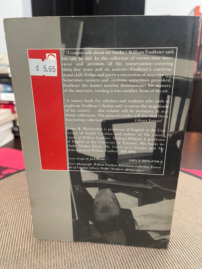 洋書 Lion in the Garden: William Faulkner