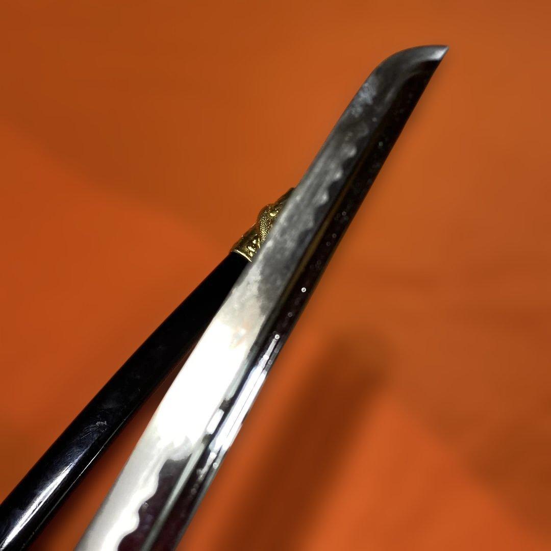 豪華版模造刀 長尺太刀 金茶柄 大刀型金鍔