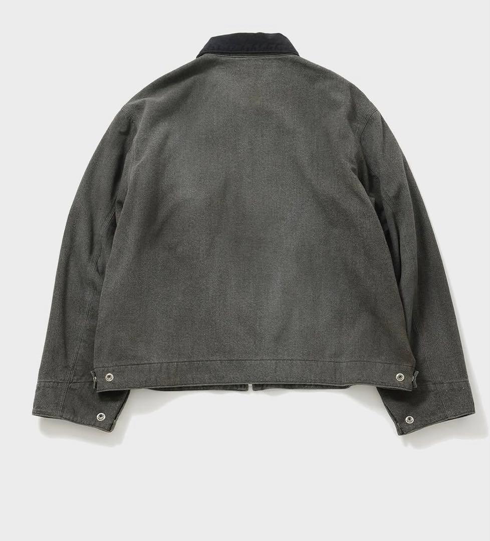 ジャケット・アウター A.PRESSE BIOTOP Black Chambray Detroit