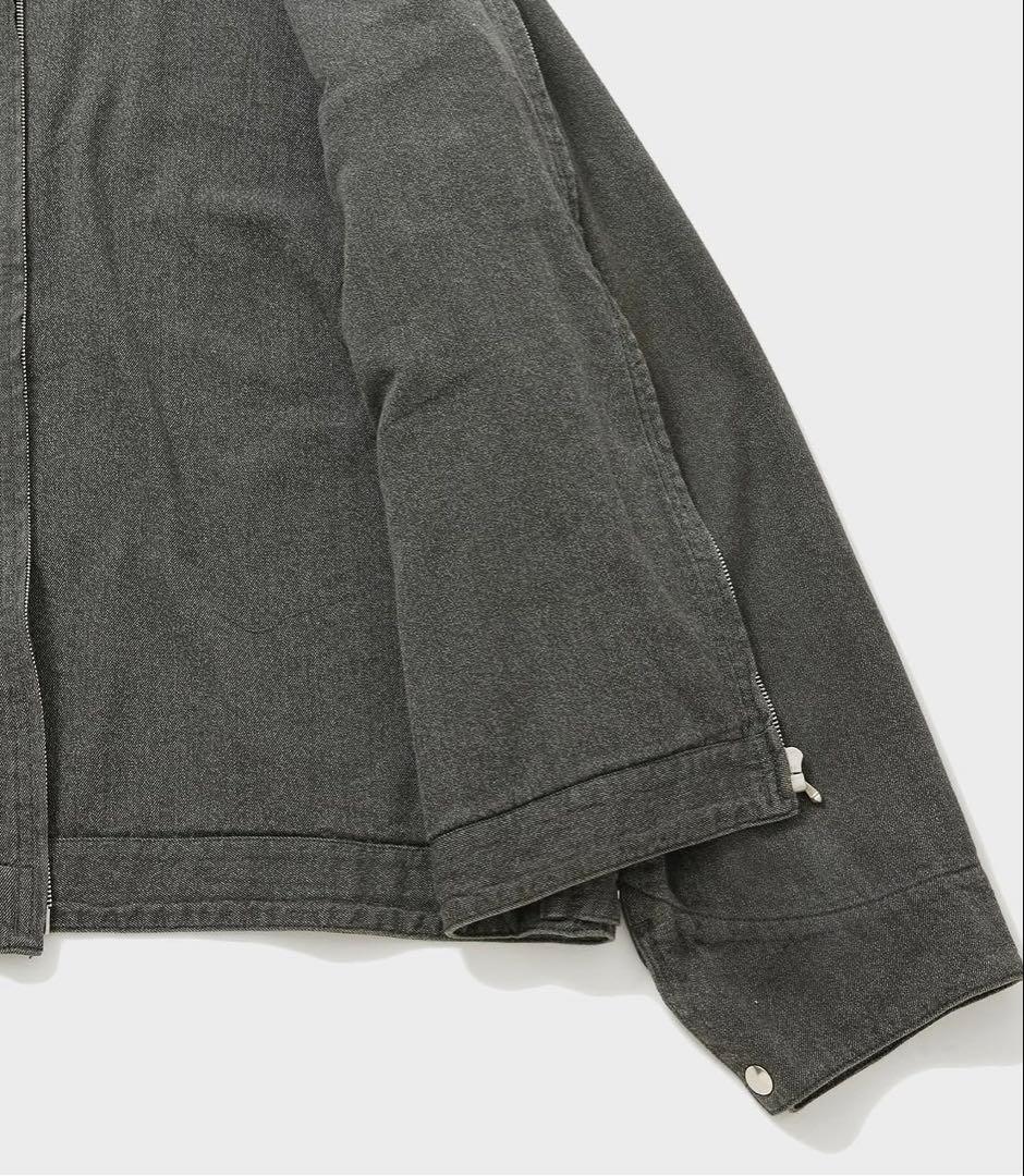 ジャケット・アウター A.PRESSE BIOTOP Black Chambray Detroit