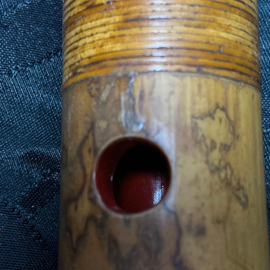 尺八 都山流 中継ぎ緩み無し 一尺七寸管 状態考慮割安品 【音出し確認済み】