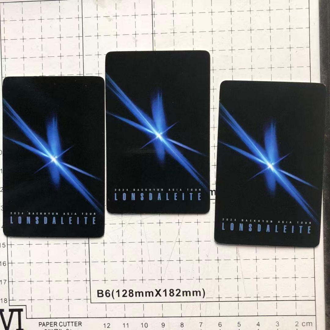 EXO ベッキョン LONSDALEITE 東京公演 VIP 特典 トレカ 3枚