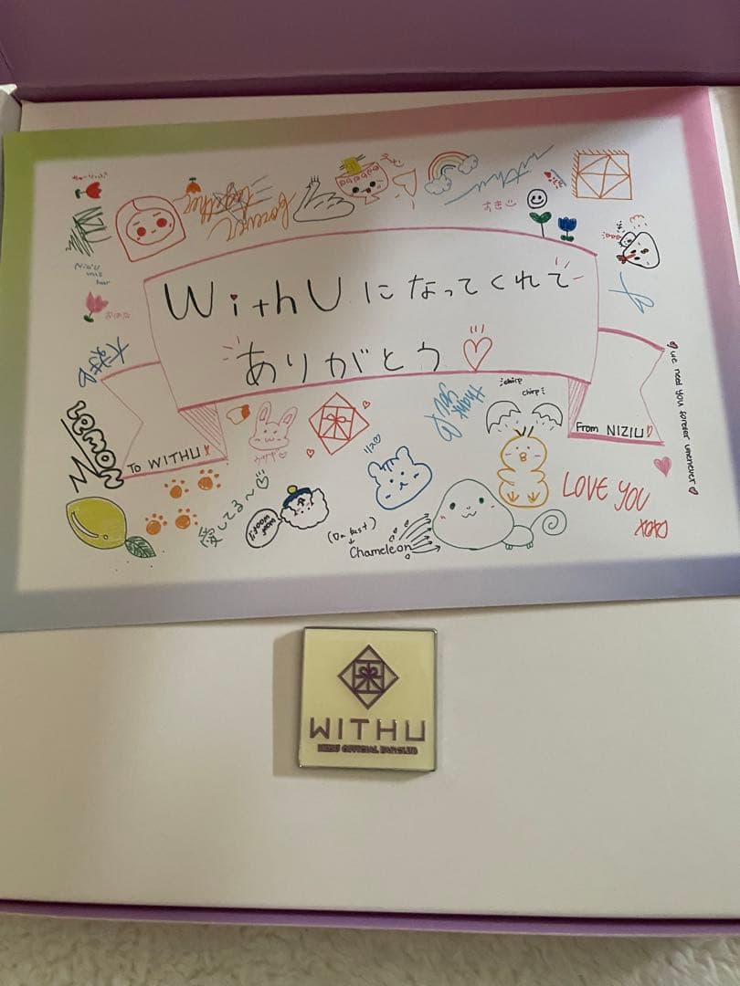 NiziU ファンクラブ会員入会特典サインカード&グッズ