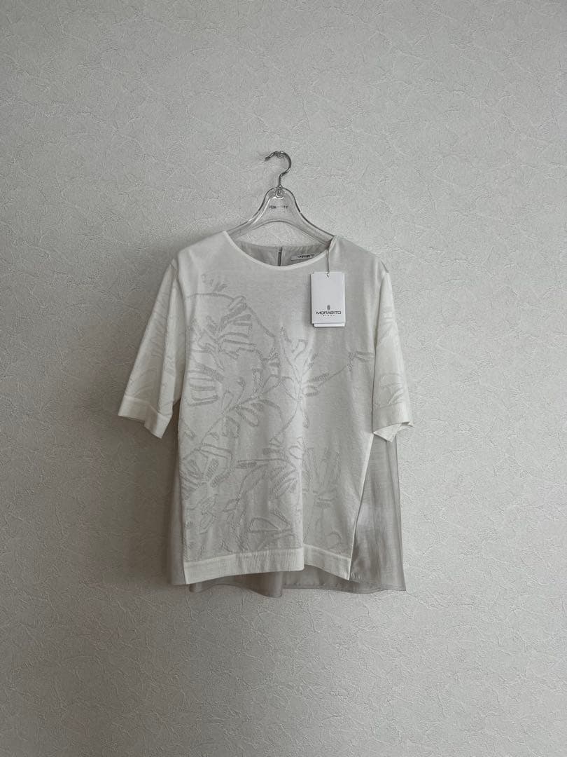 タグ付新品未着用　MORABITO BLANC モラビト　ブラン　半袖トップス
