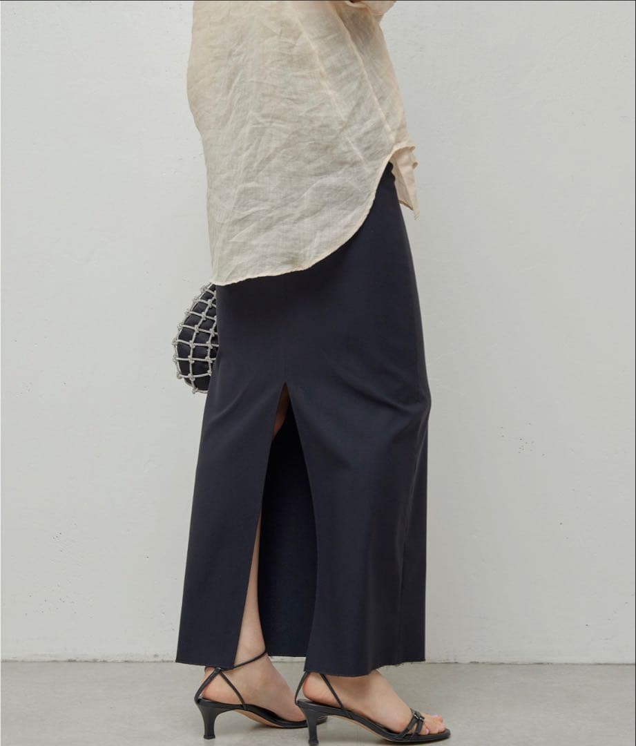 GALLARDAGALANTE ストレッチマキシタイトスカート ブラック 1