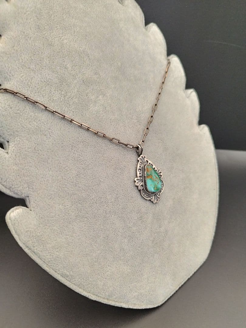 Bo reeves ネックレスペンダントトップ ターコイズ STERLING